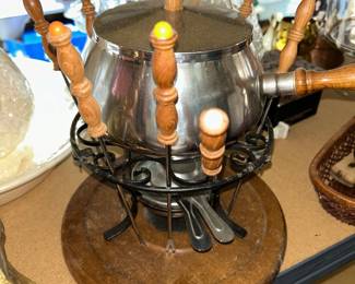 Vintage Fondue Pot