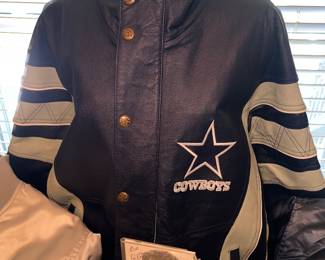 Starter Leather Cowboys Jacket