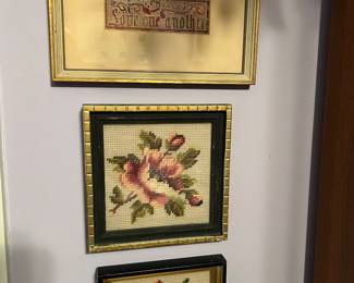 Vintage Needlepoint Items