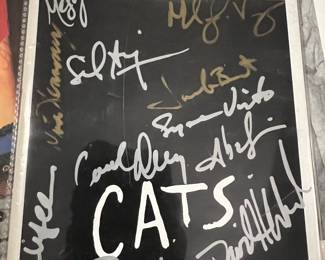 CATS Playbill Signed By Actors