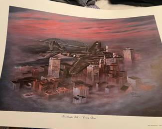Signed art prints—The Memphis Belle