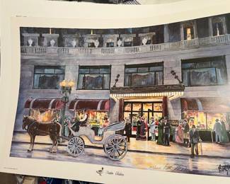 Signed art print Southern Traditions