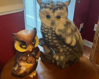 Large Owl Figures