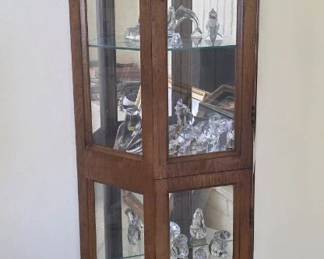 Wooden curio/display cabinet