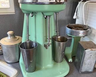 Hamilton Beach antique shake mixer
