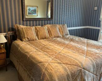 Mid century modern bed