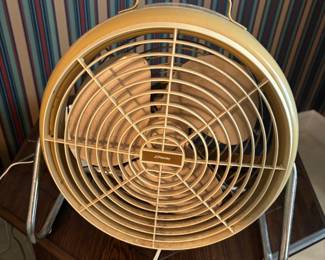 Vintage metal JC Penney electric fan