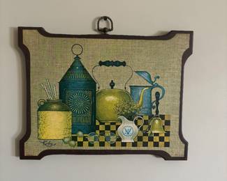 Vintage wall hanging