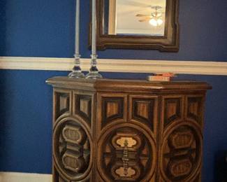 Vintage accent piece cabinet with doors