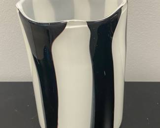 Italian blown glass art vase.