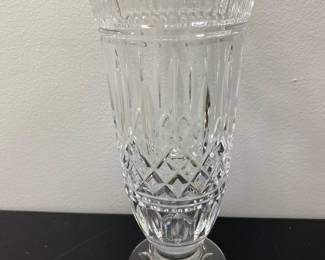Tall Waterford vase. 
