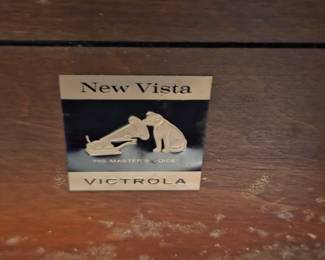 #101	Stereo  w/New Vista Victrola  Player - 51x19x27 - as is finish	 $30.00 