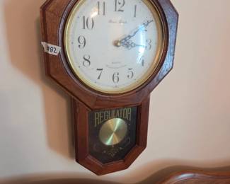 #82	Westminster Chime Wall Clock Battery Operated	 $65.00 