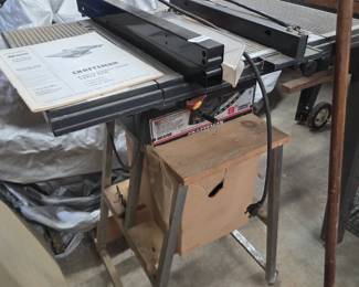 #159	Craftsman Direct Drive Table Saw on Wheel  model 113.221610	 $80.00 