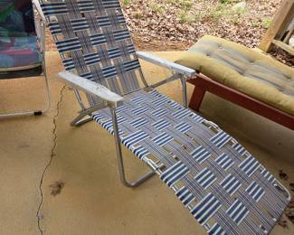 #170	Aluminum Chaise Lounge Chair	 $20.00 