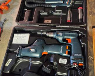 #123	Black & Decker Versa Pack Kit in case	 $35.00 