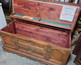 #97	Lane Wood Cedar Chest w/Tray - 48x19x21	 $150.00 