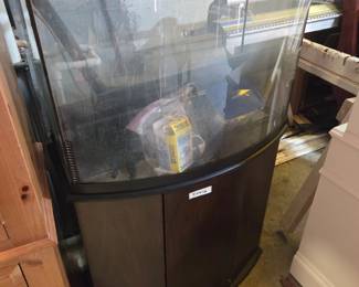 #96	Large Fish tank w/Stand 31x16x21	 $75.00 