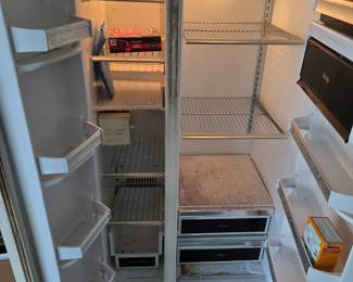 #181	Whirlpool SXS Refrigerator (working) Ltd. Edition 	 $75.00 