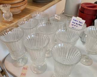 #47	Fostoria Aspen Iced Tea Goblet - set of 9 - 6 3/4" Tall	 $50.00 