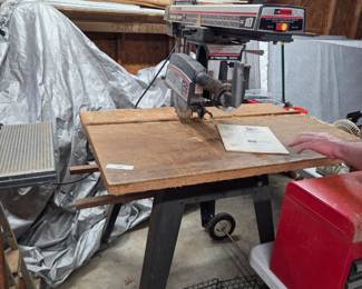 #158	Craftsman 10" Radial Arm Saw on Stand model 113.19771 	 $130.00 