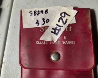 #129	Starrette Small Hole Gages No. S-829E	 $30.00 