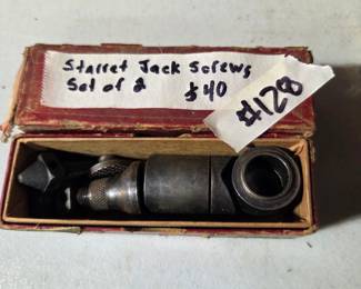 #128	Starrette Set of 2 Jack Screws	 $40.00 