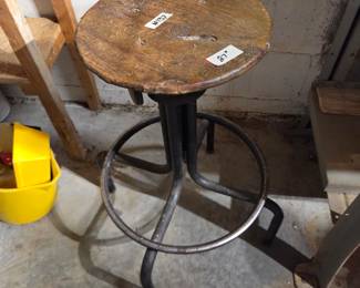 #137	Metal Adjustable Shop Stool - 27" Tall	 $20.00 