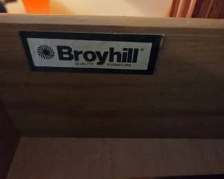 #84	Broyhill Bedside Table w/2 drawers - 26x16x24	 $150.00 