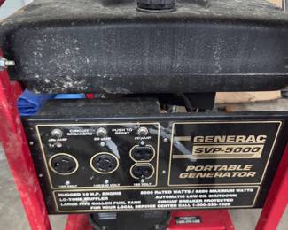 #151	Generac SVP-5000 Generator - 10HP 5 Gallon Fuel Tank