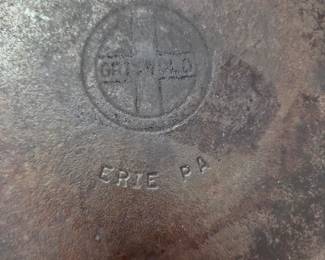 #51	Griswold No. 7 Cast Iron Skillet	 $25.00 