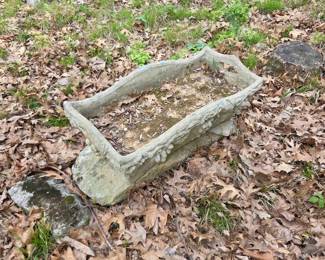 #177	Concrete Planter Rectangular - 29x15x12	 $35.00 