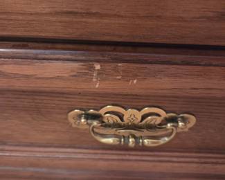 #84	Broyhill Bedside Table w/2 drawers - 26x16x24	 $150.00 