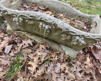 #177	Concrete Planter Rectangular - 29x15x12	 $35.00 