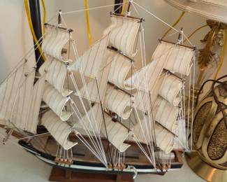 #33	Model Ship Wood Hull - 17W x 17	 $50.00 