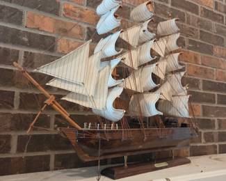 #14	Model of the U. S.S Constitution - "Three Hands Corp. Kirklands" - 31x27	 $75.00 