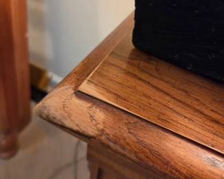 #84	Broyhill Bedside Table w/2 drawers - 26x16x24	 $150.00 