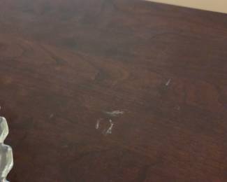 #19	Silverware 4 Drawer Chest w/Divided Trays - (as is few scratches on top) - 24x14x38	 $175.00 