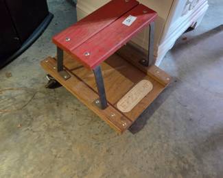 #117	EZ Seat Rolling Work Stool Seat	 $20.00 