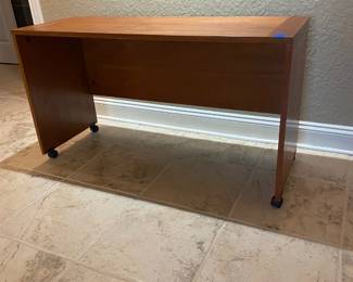 Rolling office table.  Very flexible uses.