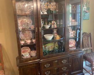 Drexel 2 piece China cabinet