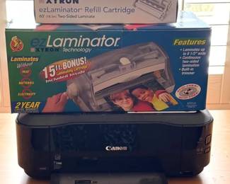 Canon Photo Printer  Xyron Laminator