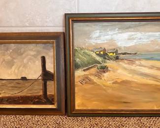 Vintage Don Ives Sea Paintings