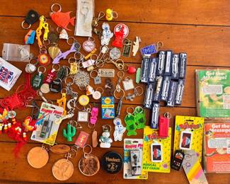 Vintage Magnets, Keychains, Etc