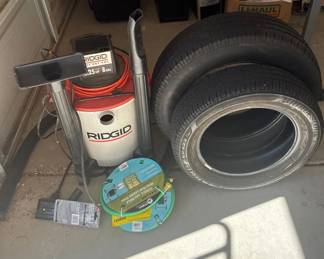Rigid Shop Vac  Tires