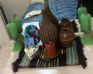 Green Table Lamps  Decor