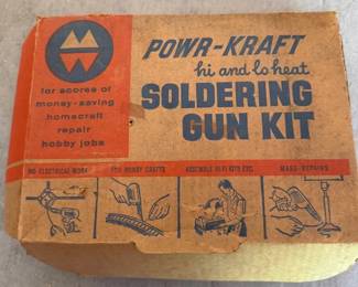 Vtg Soldering Gun Kit  Welding Cables