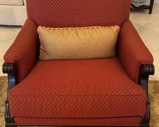 Drexel Heritage Red Sofa Chair