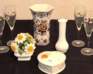 Polychrome Vase  Other Floral Decor