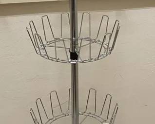 4  Tier Carousel Shoe Rack
